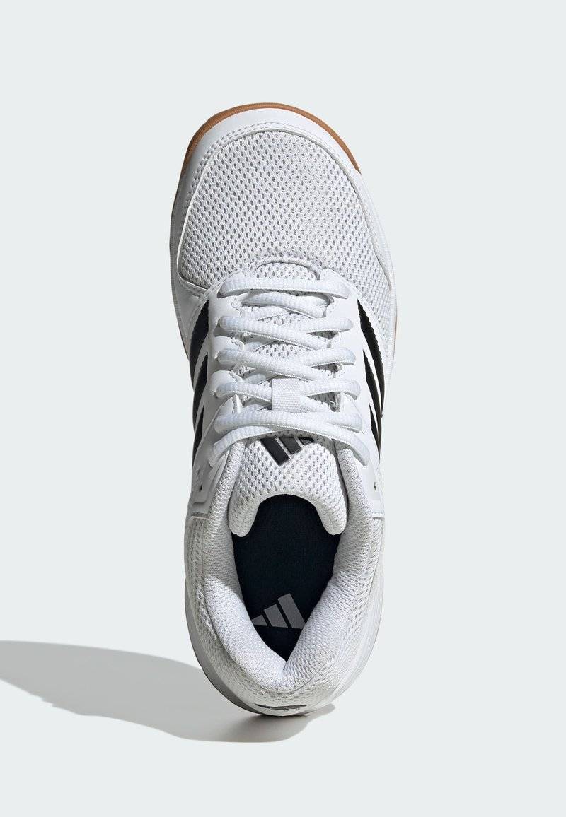 adidas Performance adidas Performance SPEEDCOURT INDOOR KIDS - Stability running shoes - cloud white core black gum Bestseller