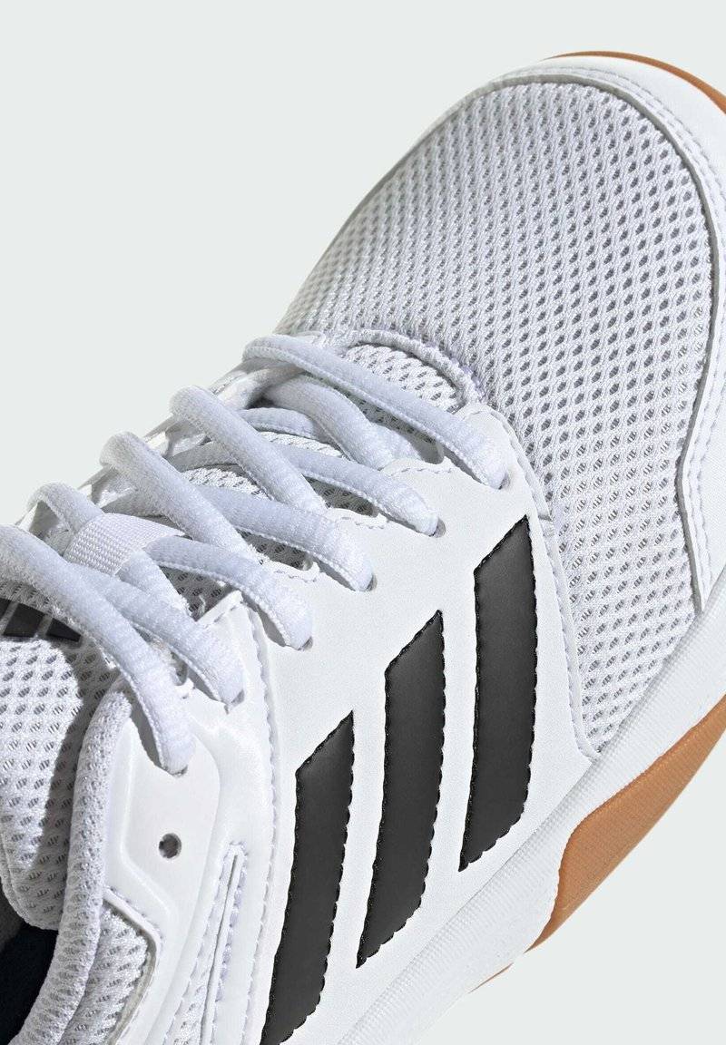 adidas Performance adidas Performance SPEEDCOURT INDOOR KIDS - Stability running shoes - cloud white core black gum Bestseller