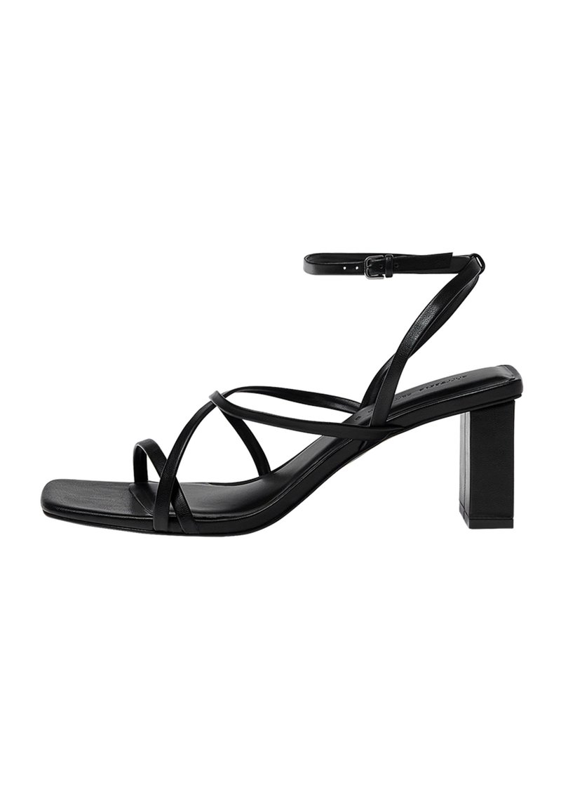 PULL&BEAR PULL&BEAR WITH CROSSOVER STRAPS - Sandals - black