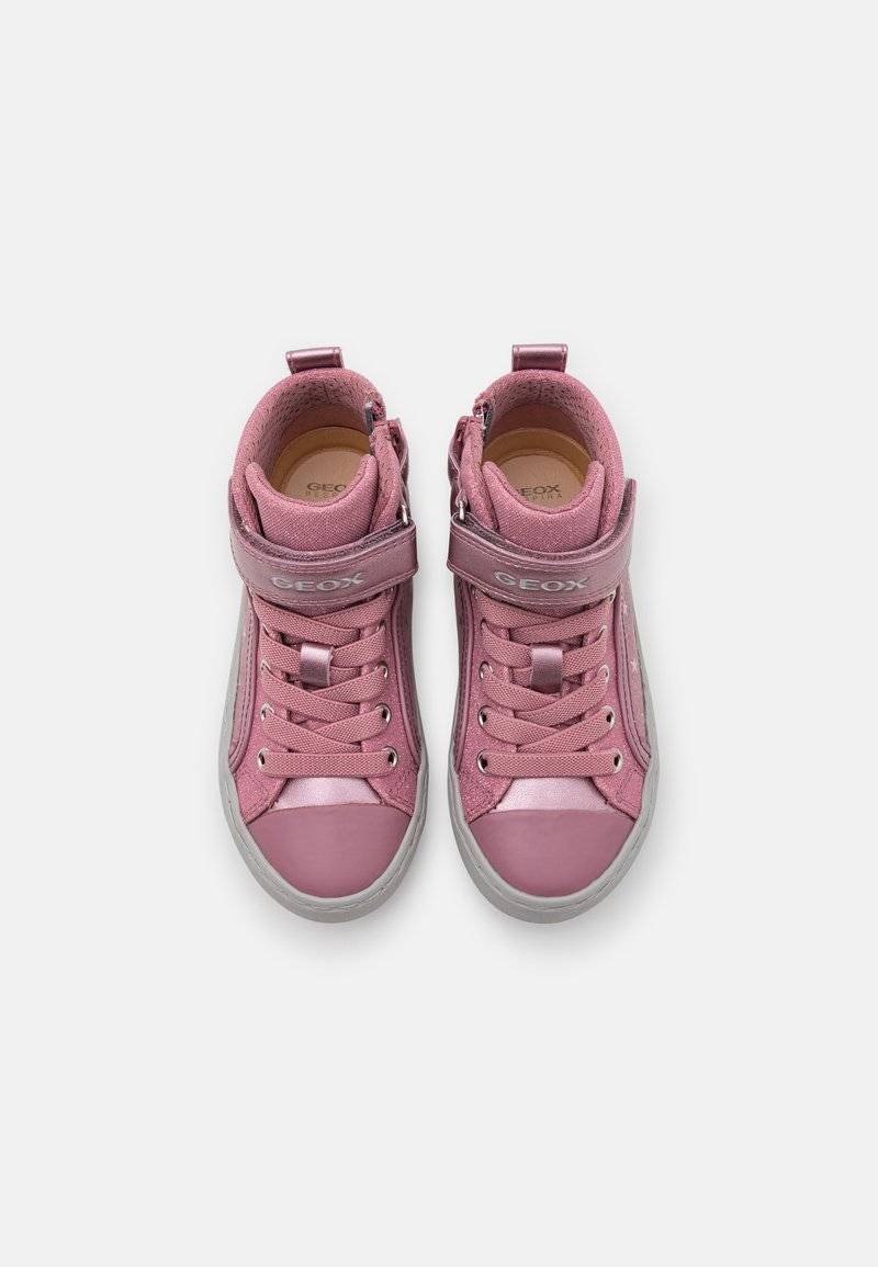 Geox Geox KALISPERA GIRL - High-top trainers - dark pink Räumungsverkauf