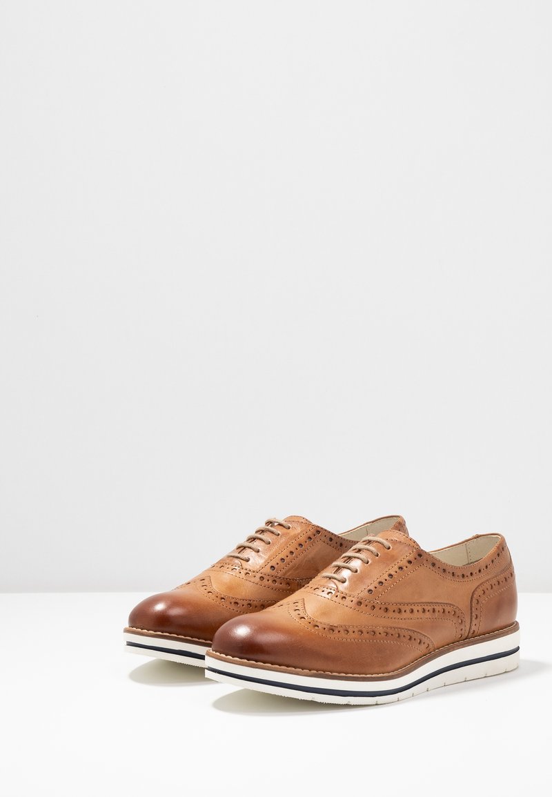 Anna Field Anna Field LEATHER - Casual lace-ups - cognac VIP-Rabatte