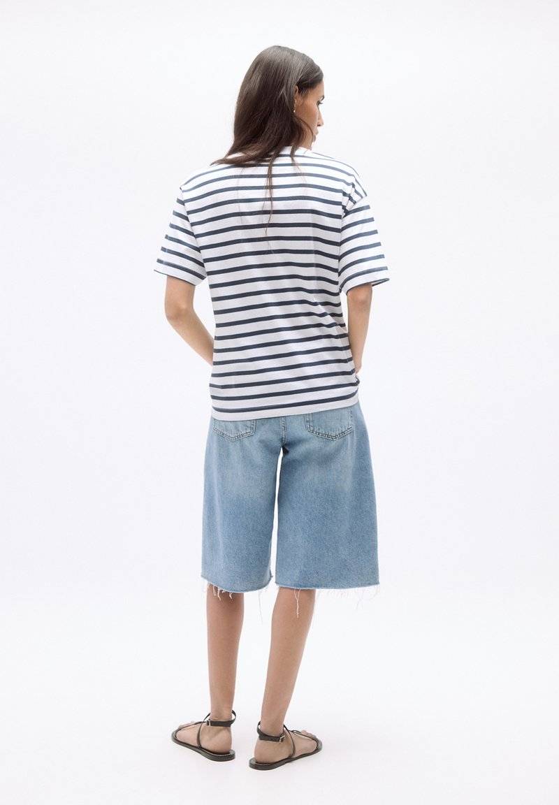 PULL&BEAR PULL&BEAR SHORT SLEEVE - Basic T-shirt - dark blue Online