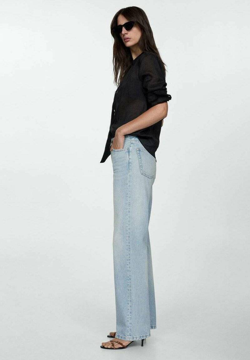 Mango Mango Straight leg jeans - hellblau Auslauf