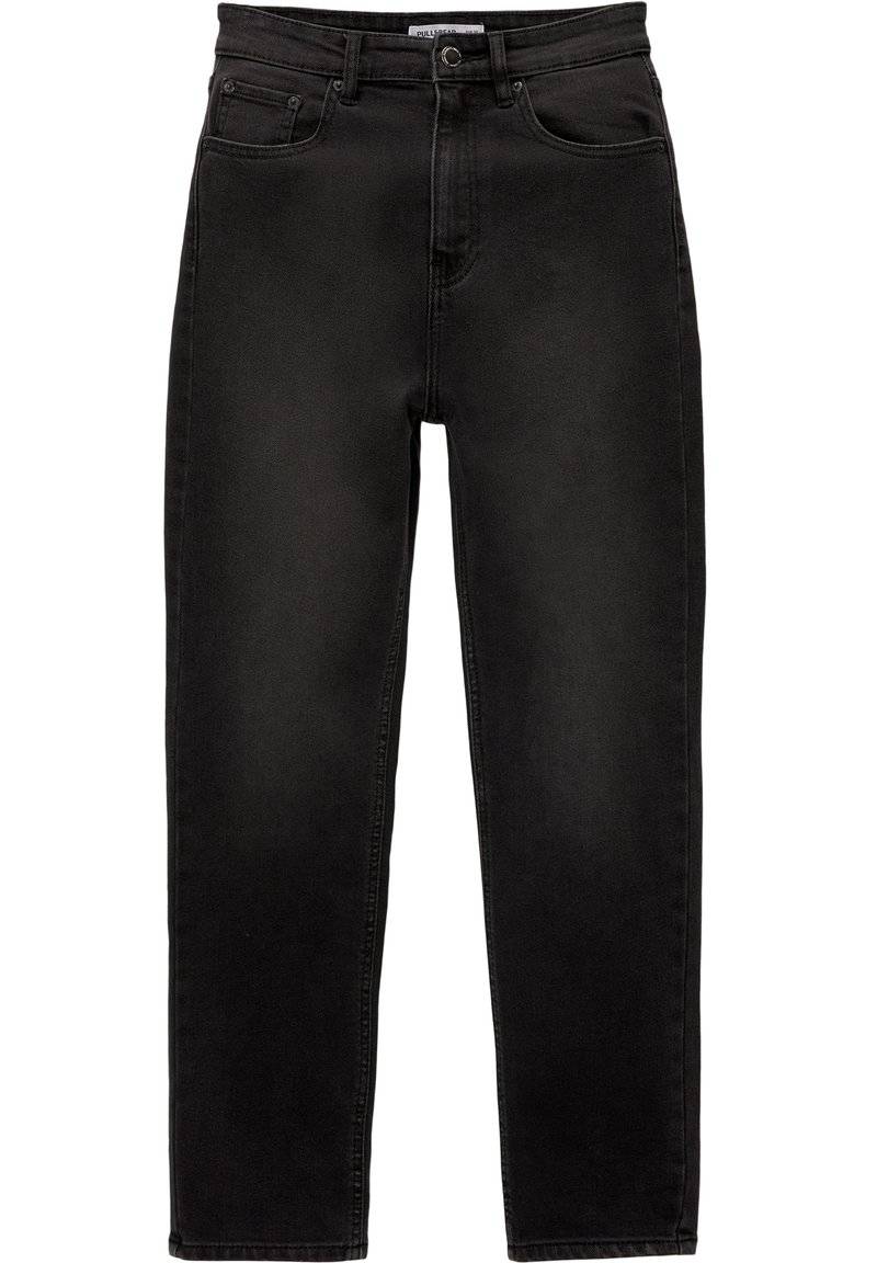 PULL&BEAR PULL&BEAR BASIC MOM COMFORT - Straight leg jeans - black Schlussverkauf
