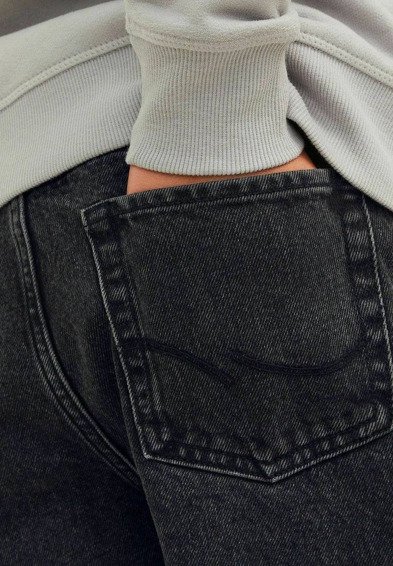 Jack & Jones Junior Jack & Jones Junior ALEX ORIGINAL MF BAGGY - Flared Jeans - black denim Blitzverkäufe
