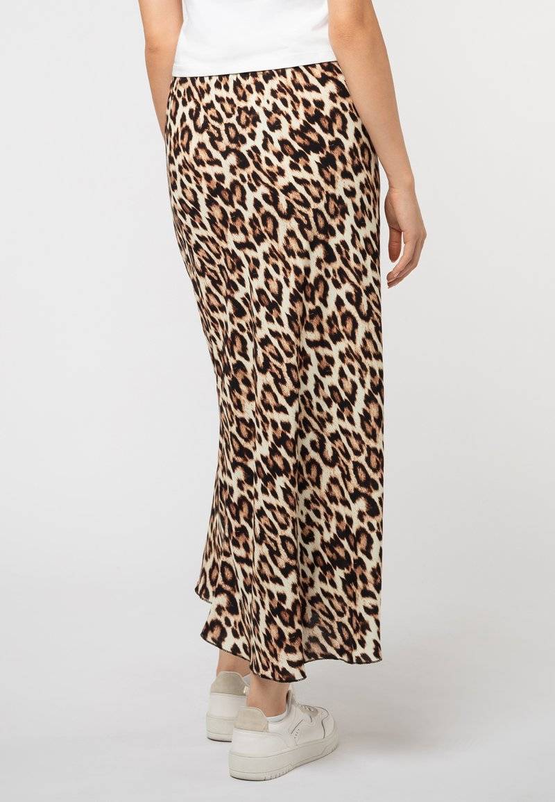 Sublevel Sublevel LEOPARDEN - Maxi skirt - middle brown Kostenloser Versand