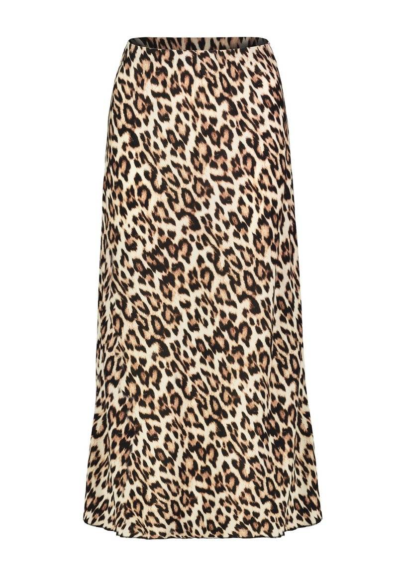 Sublevel Sublevel LEOPARDEN - Maxi skirt - middle brown Kostenloser Versand