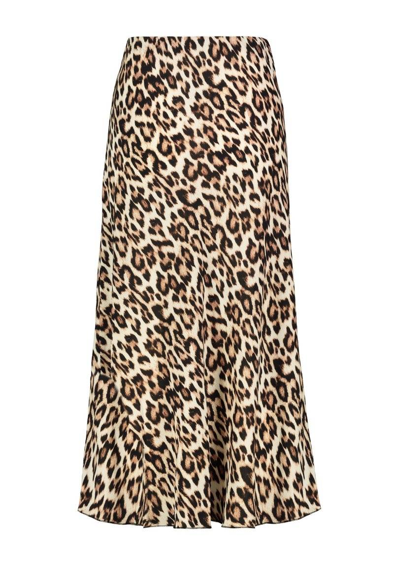 Sublevel Sublevel LEOPARDEN - Maxi skirt - middle brown Kostenloser Versand