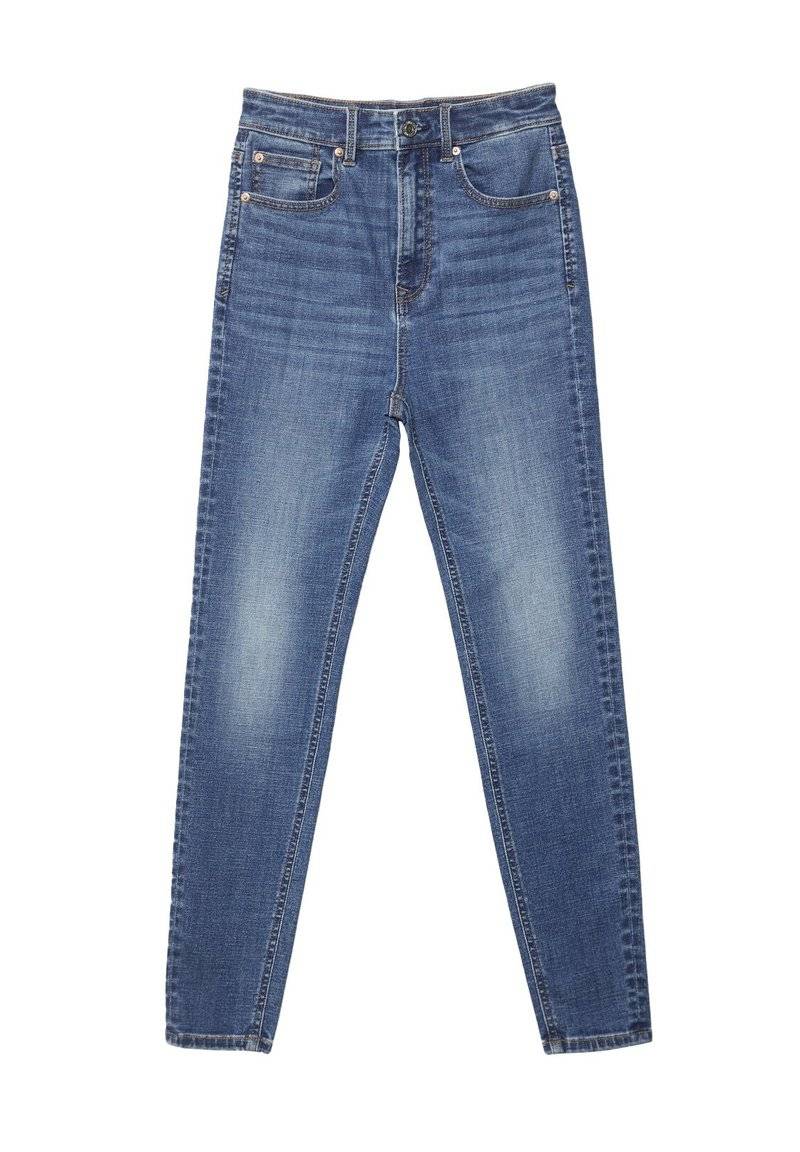 Stradivarius Stradivarius MIT SEHR HOHEM BUND - Jeans Skinny Fit - blue denim Fabrikpreis