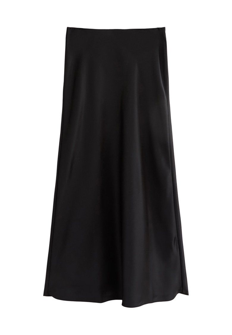 New Look New Look BIAS CUT MIDI - A-line skirt - black Günstig kaufen