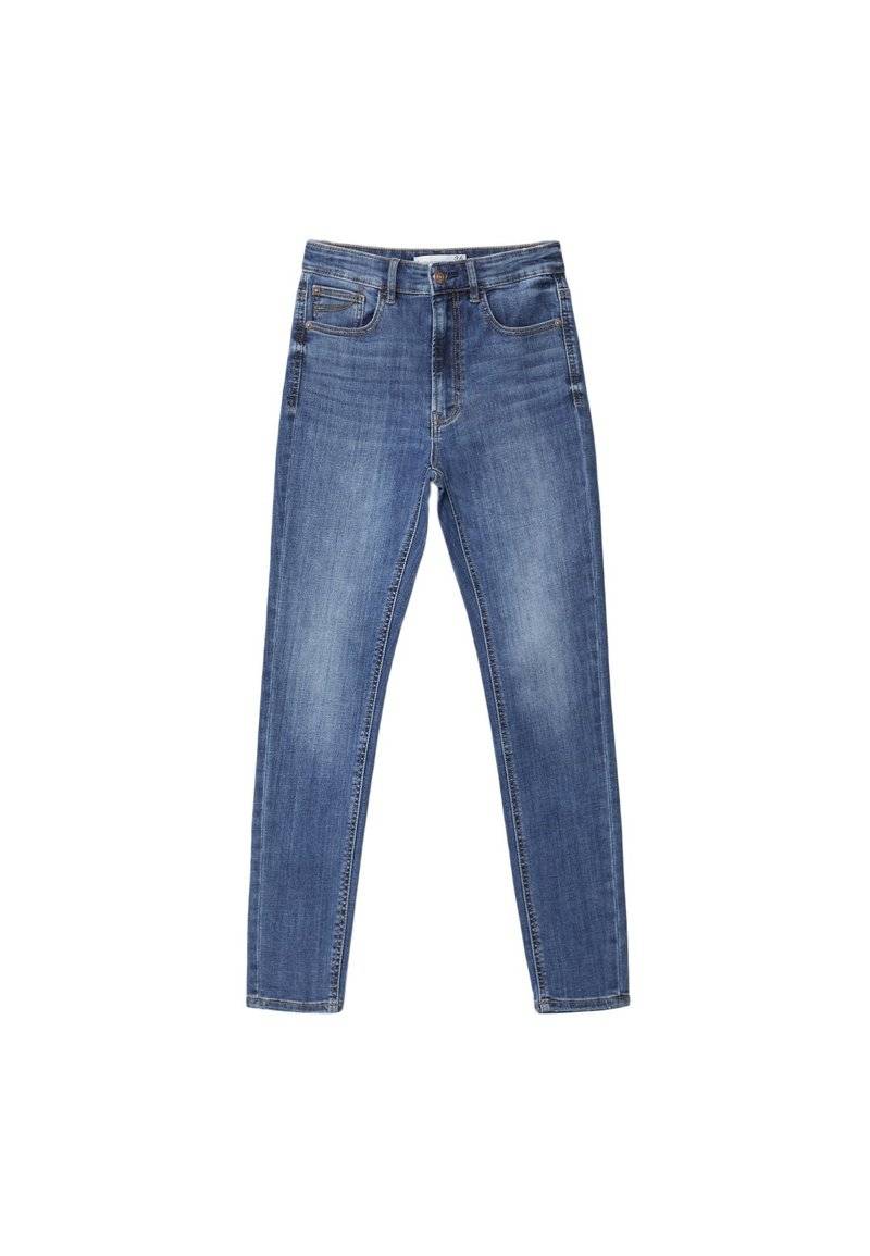 Stradivarius Stradivarius Jeans Skinny Fit - blue black denim Begrenztes Angebot
