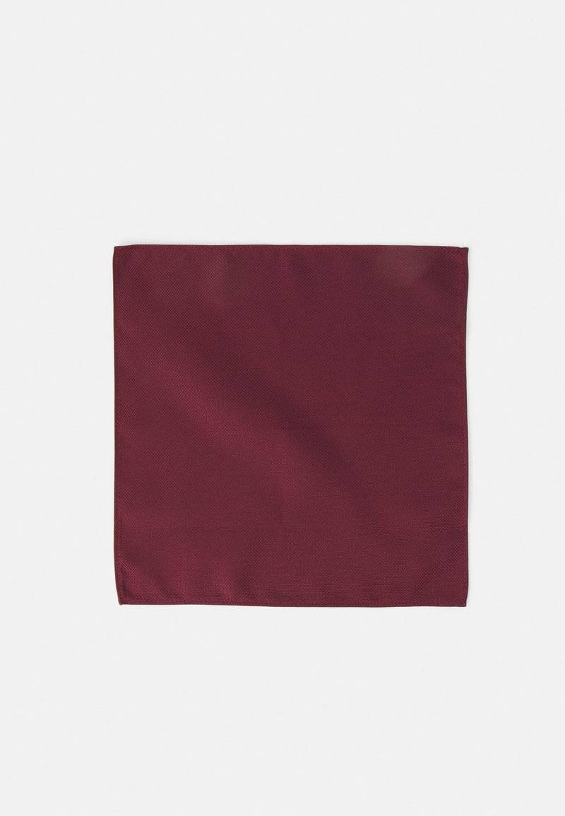 Pier One Pier One SUSPENDER/HOSENTRÄGER SET - Pocket square - bordeaux Exklusivangebot