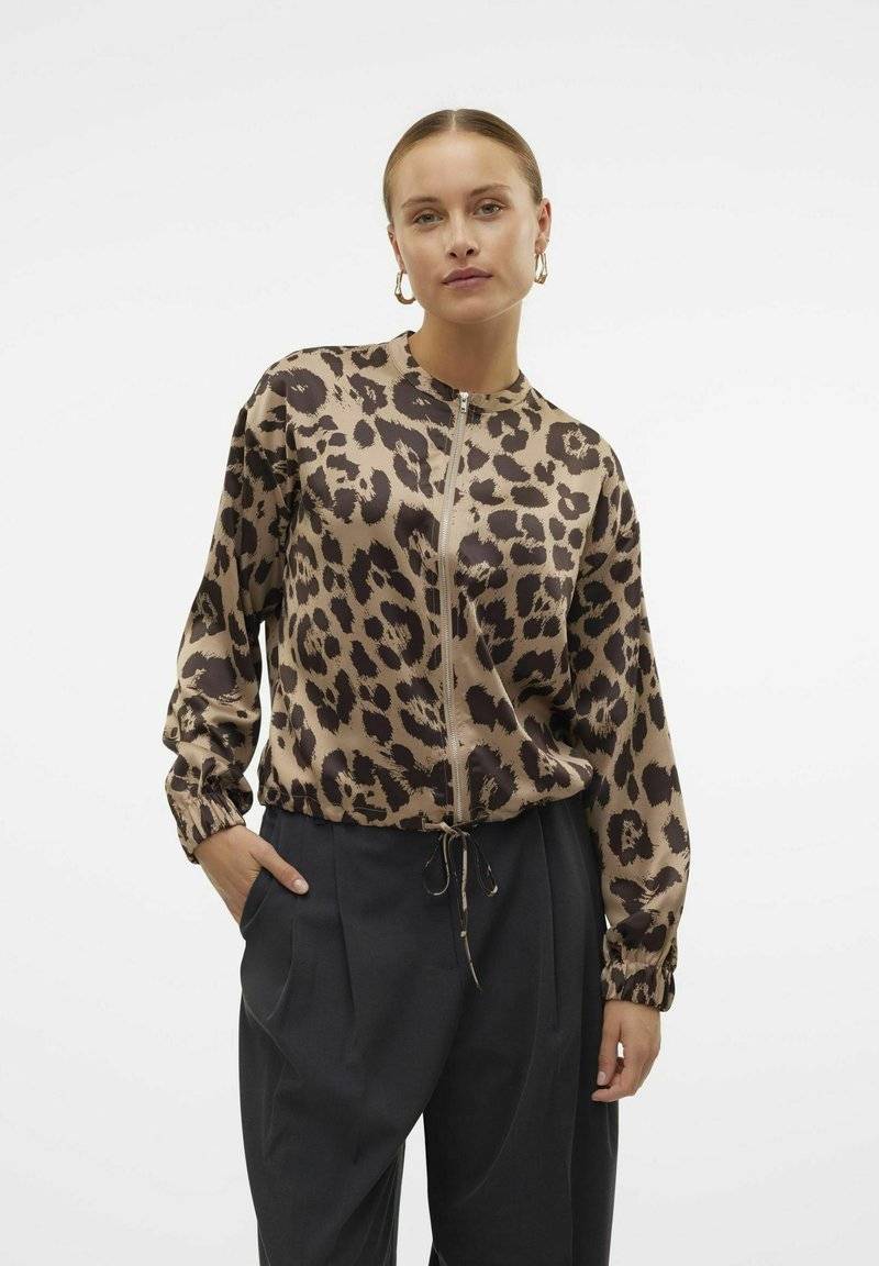 Vero Moda Vero Moda VMMERLE MANTEL - Summer jacket - silver mink Preisnachlass