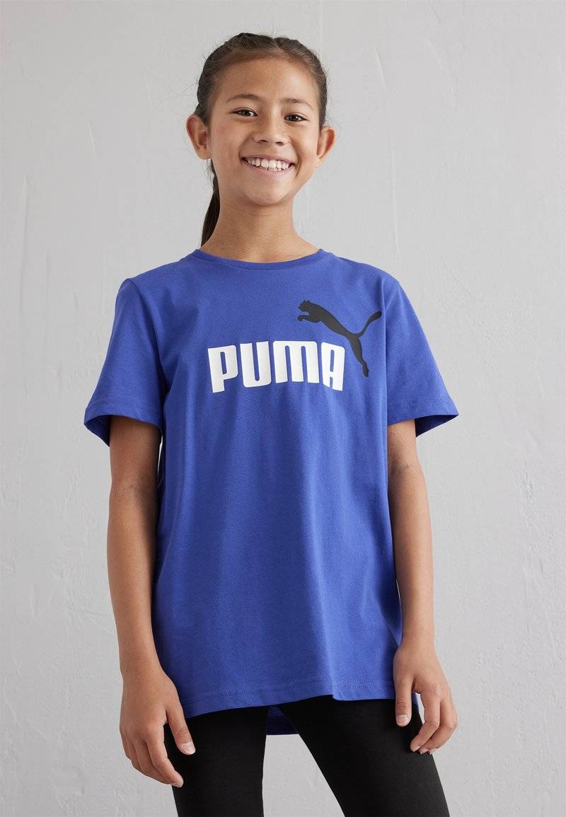 Puma Puma LOGO TEE UNISEX - Print T-shirt - lapis lazuli Vatertagsangebot