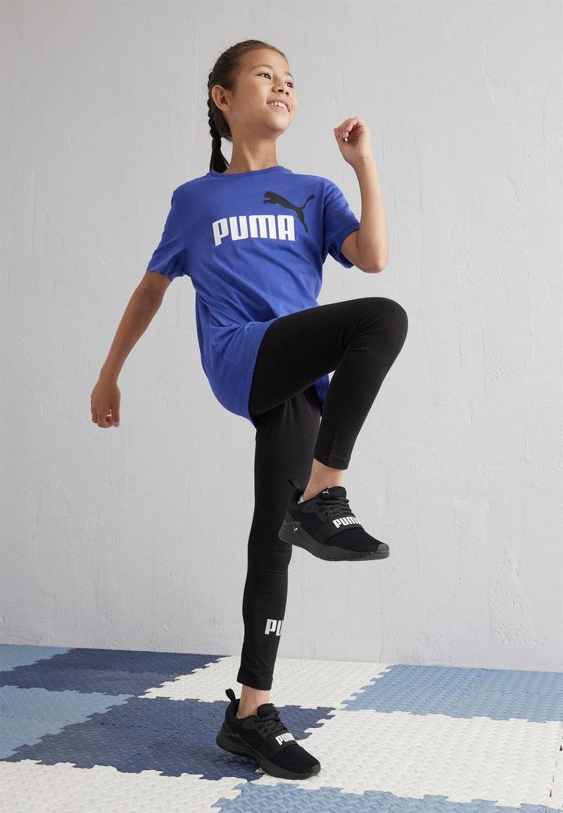 Puma Puma LOGO TEE UNISEX - Print T-shirt - lapis lazuli Vatertagsangebot