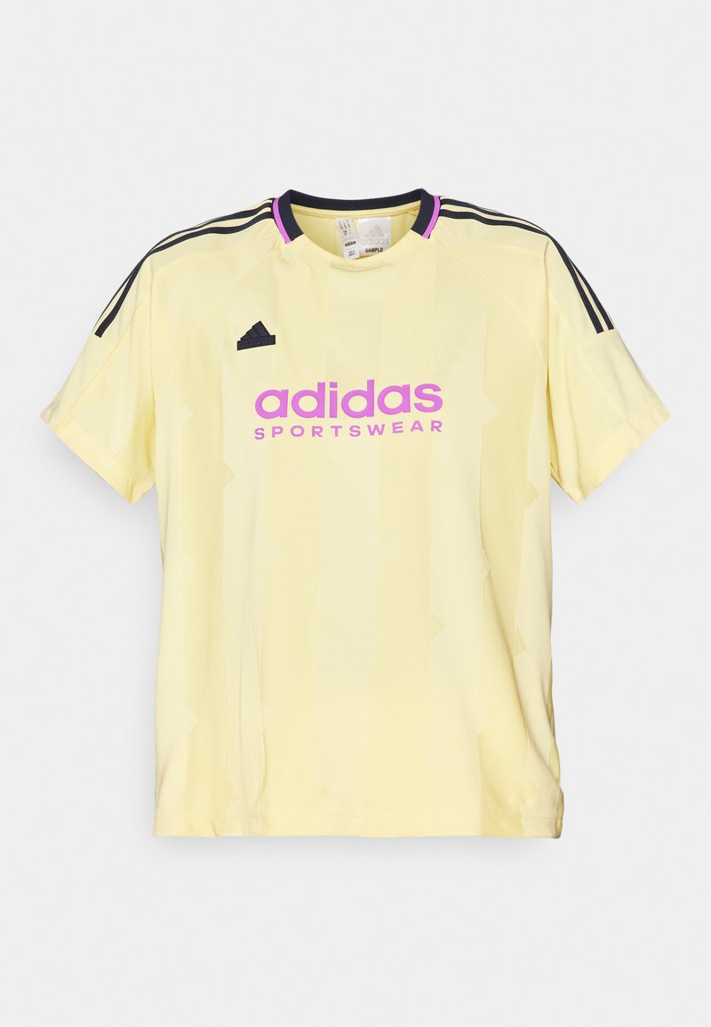 adidas Sportswear adidas Sportswear TIRO CUT STRIPES BOYFRIEND - Print T-shirt - almost yellow Online Outlet