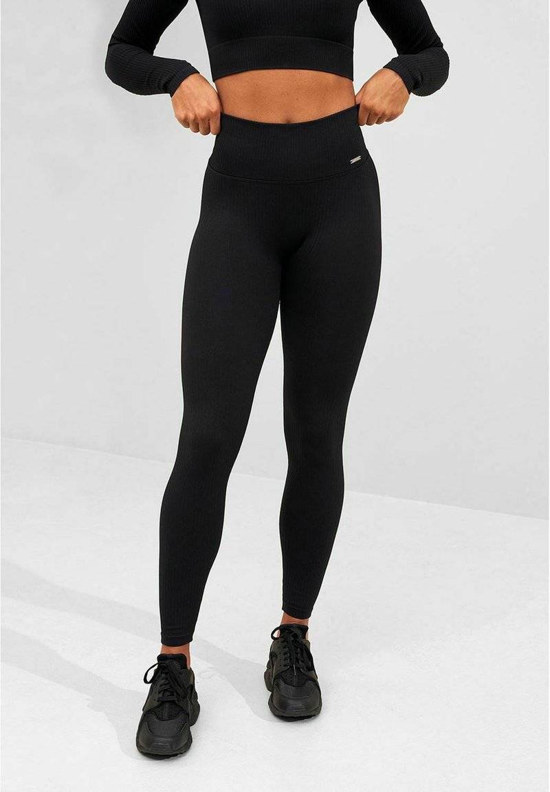 aim’n® aim’n® RIBBED SEAMLESS - Leggings - black