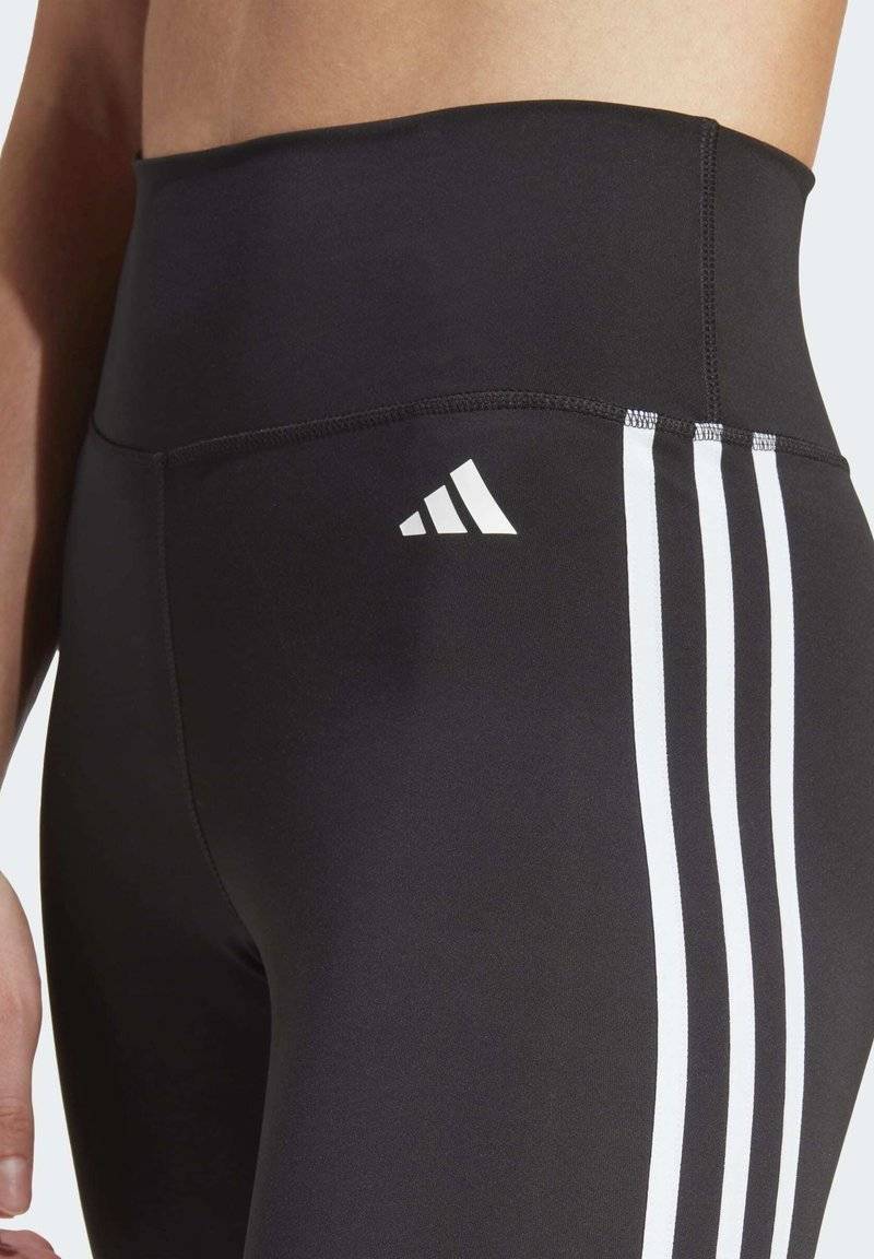 adidas Performance adidas Performance ESSENTIALS 3-STRIPES HIGH-WAISTED 7/8 - Leggings - black Auslauf