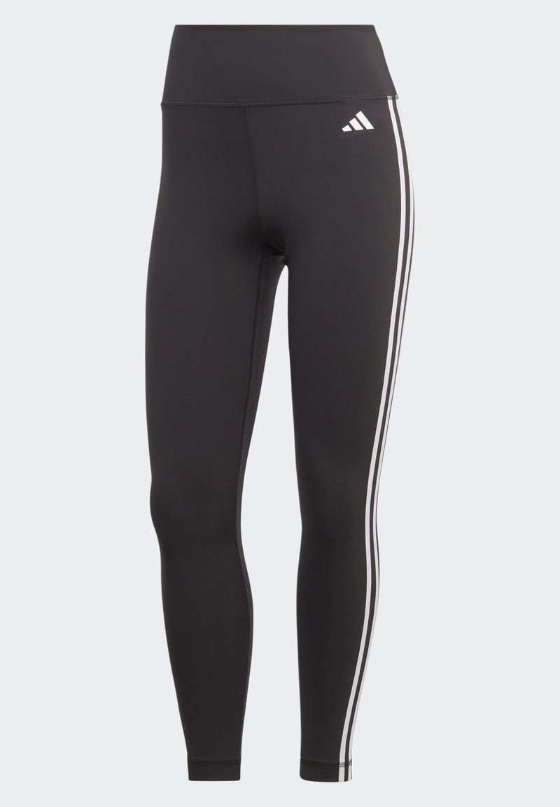 adidas Performance adidas Performance ESSENTIALS 3-STRIPES HIGH-WAISTED 7/8 - Leggings - black Auslauf