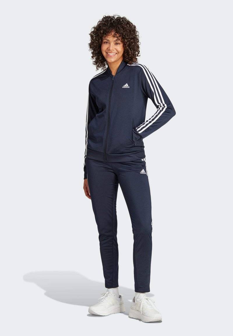 adidas Sportswear adidas Sportswear ESSENTIALS 3-STRIPES - Tracksuit - legend ink white
