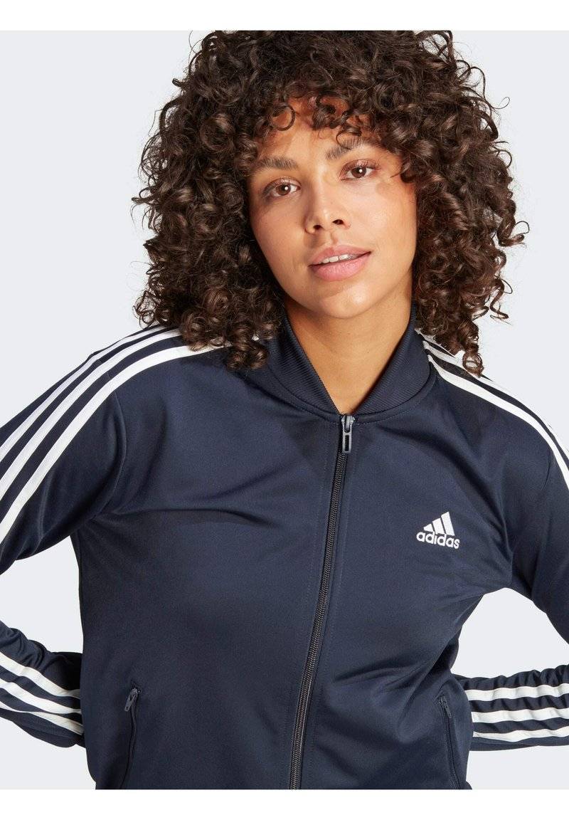 adidas Sportswear adidas Sportswear ESSENTIALS 3-STRIPES - Tracksuit - legend ink white Blitzverkäufe