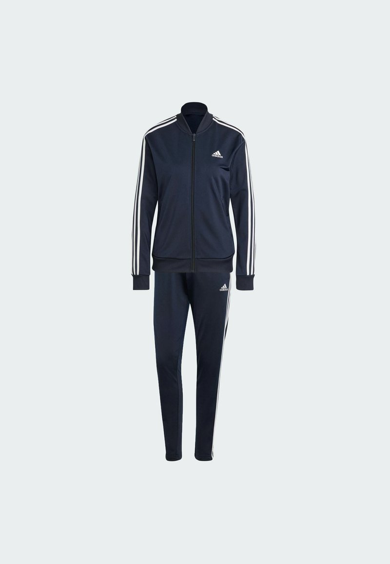 adidas Sportswear adidas Sportswear ESSENTIALS 3-STRIPES - Tracksuit - legend ink white Blitzverkäufe