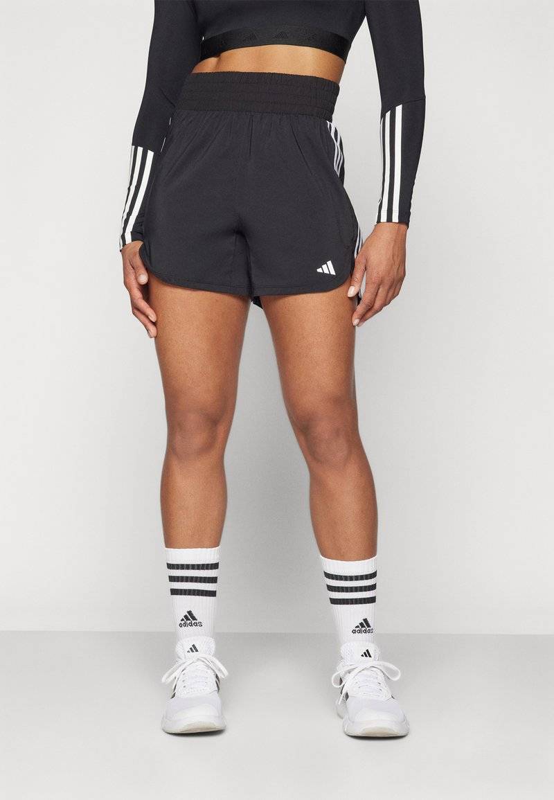 adidas Performance adidas Performance PACER 3-STRIPES WOVEN HIGH-RISE - Sports shorts