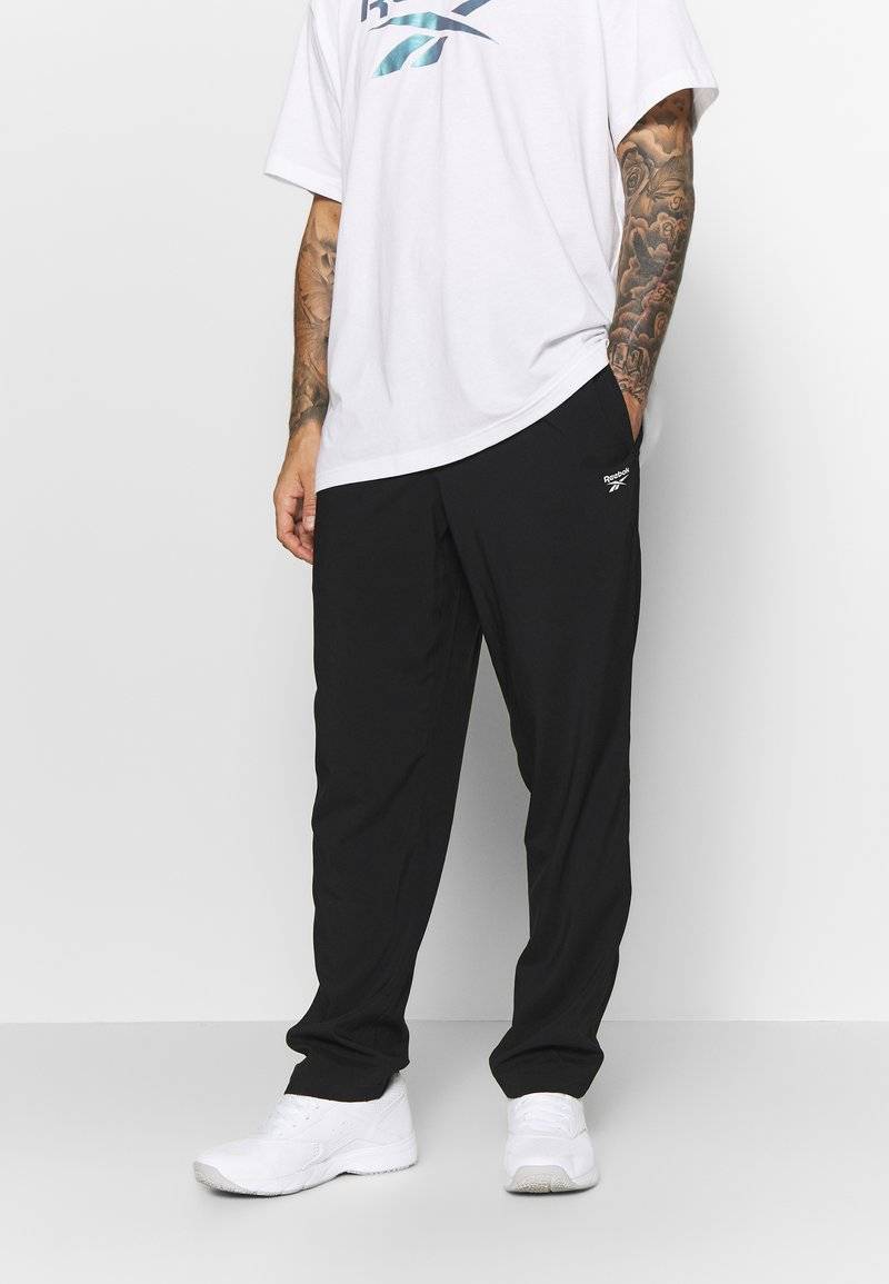 Reebok Reebok TRAINING ESSENTIALS WOVEN SPEEDWICK WORKOUT READY - Trousers - black