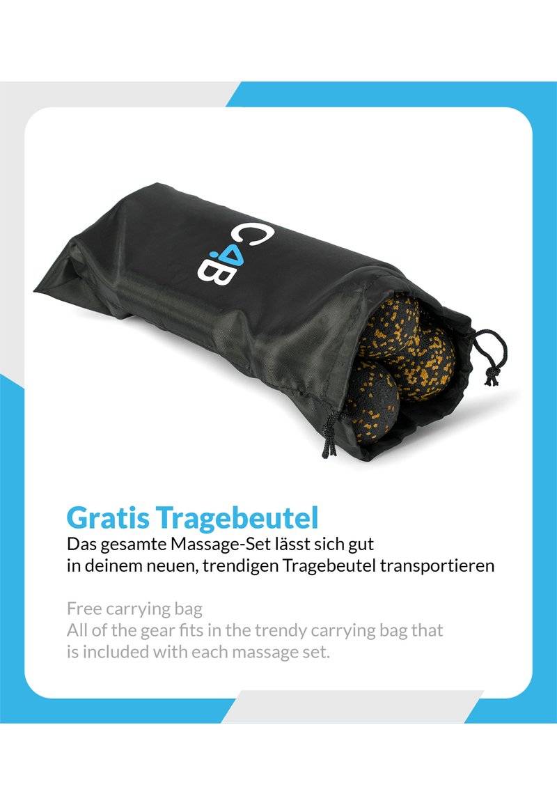 Club4Brands Club4Brands SET - Fitness / Yoga - black orange Begrenztes Angebot