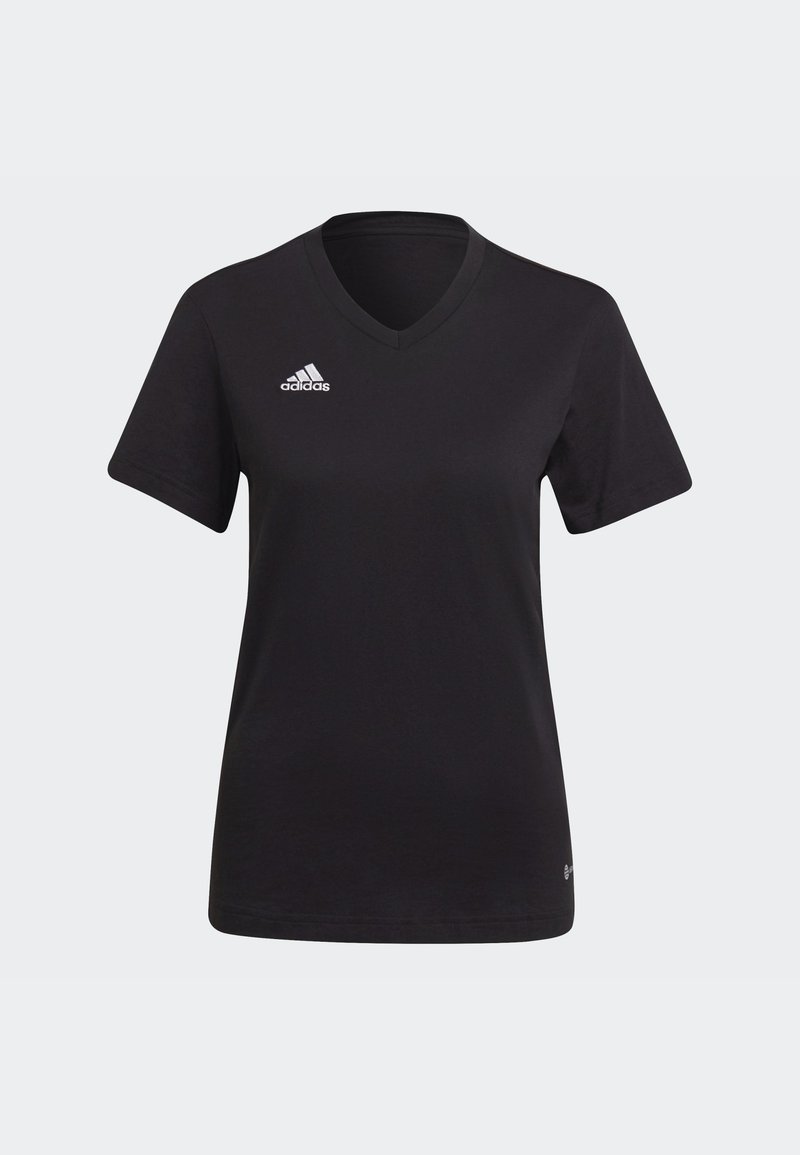 adidas Performance adidas Performance ENTRADA - Basic T-shirt - black Cyber Monday