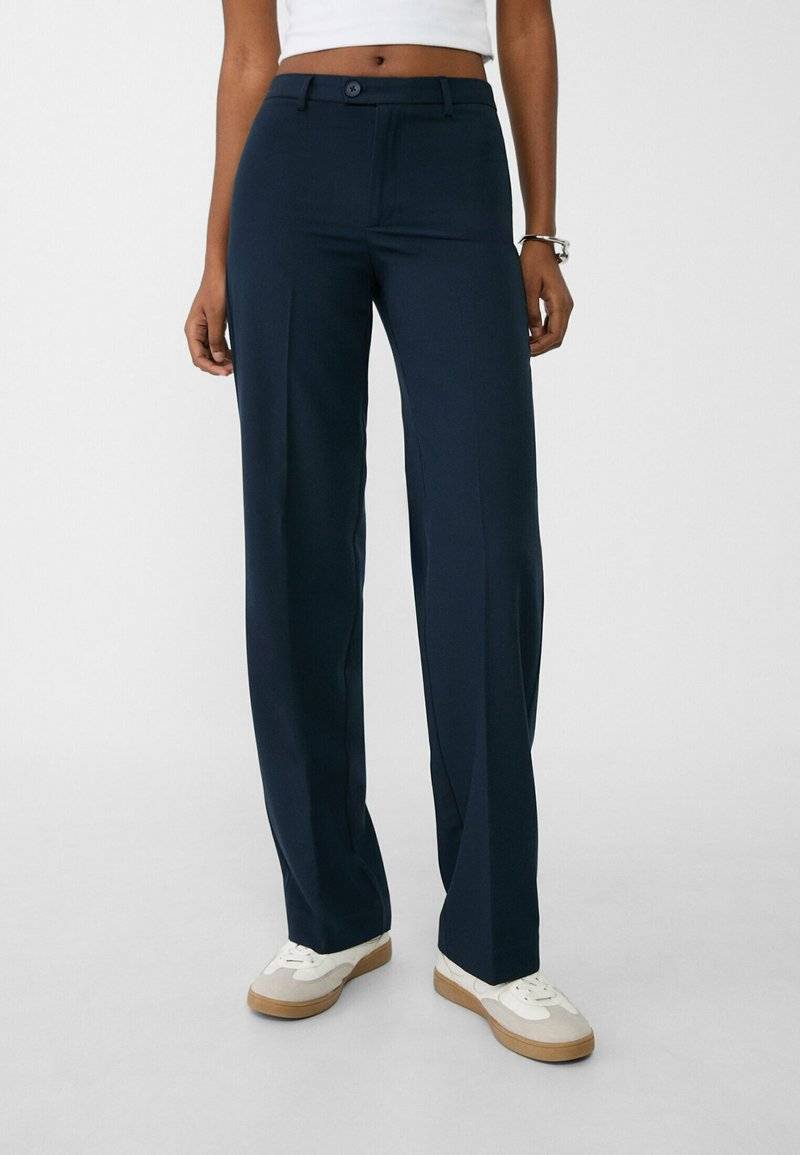 Stradivarius Stradivarius Trousers - dark blue