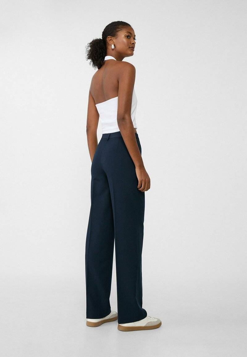 Stradivarius Stradivarius Trousers - dark blue Osterangebot