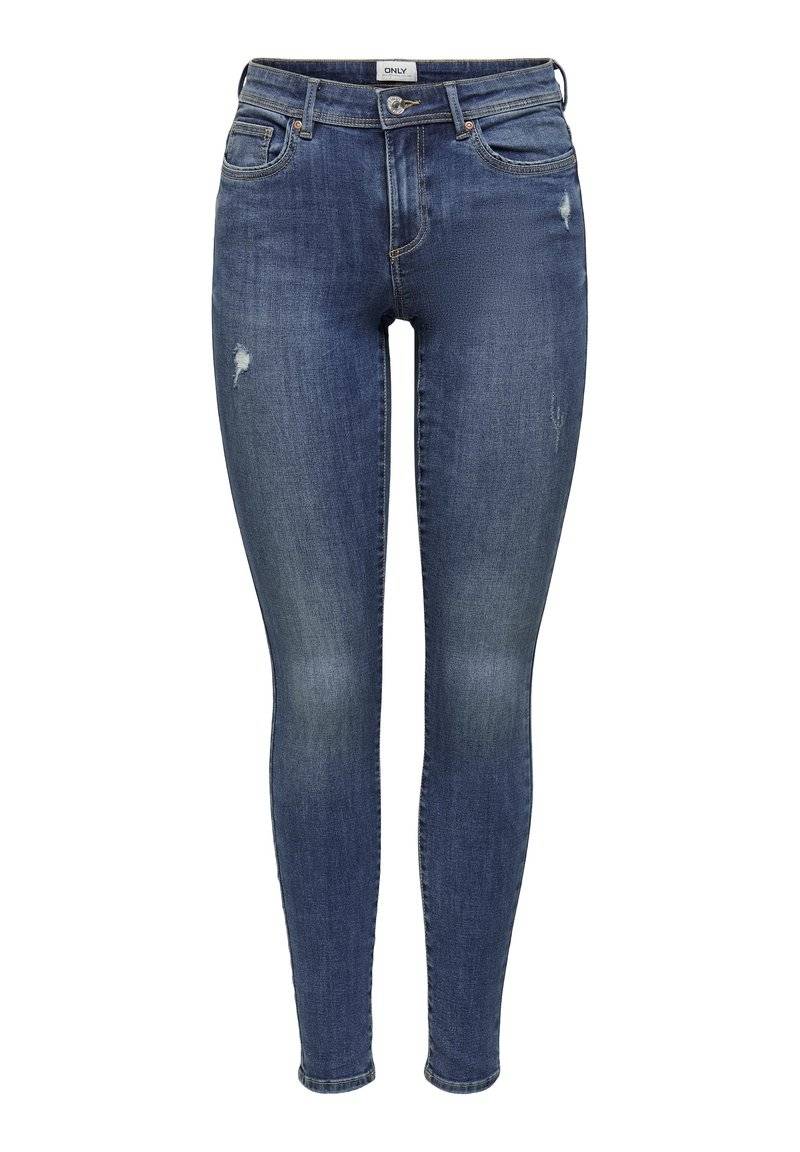 ONLY ONLY ONLWAUW LIFE MID - Jeans Skinny Fit - medium blue denim VIP-Rabatte