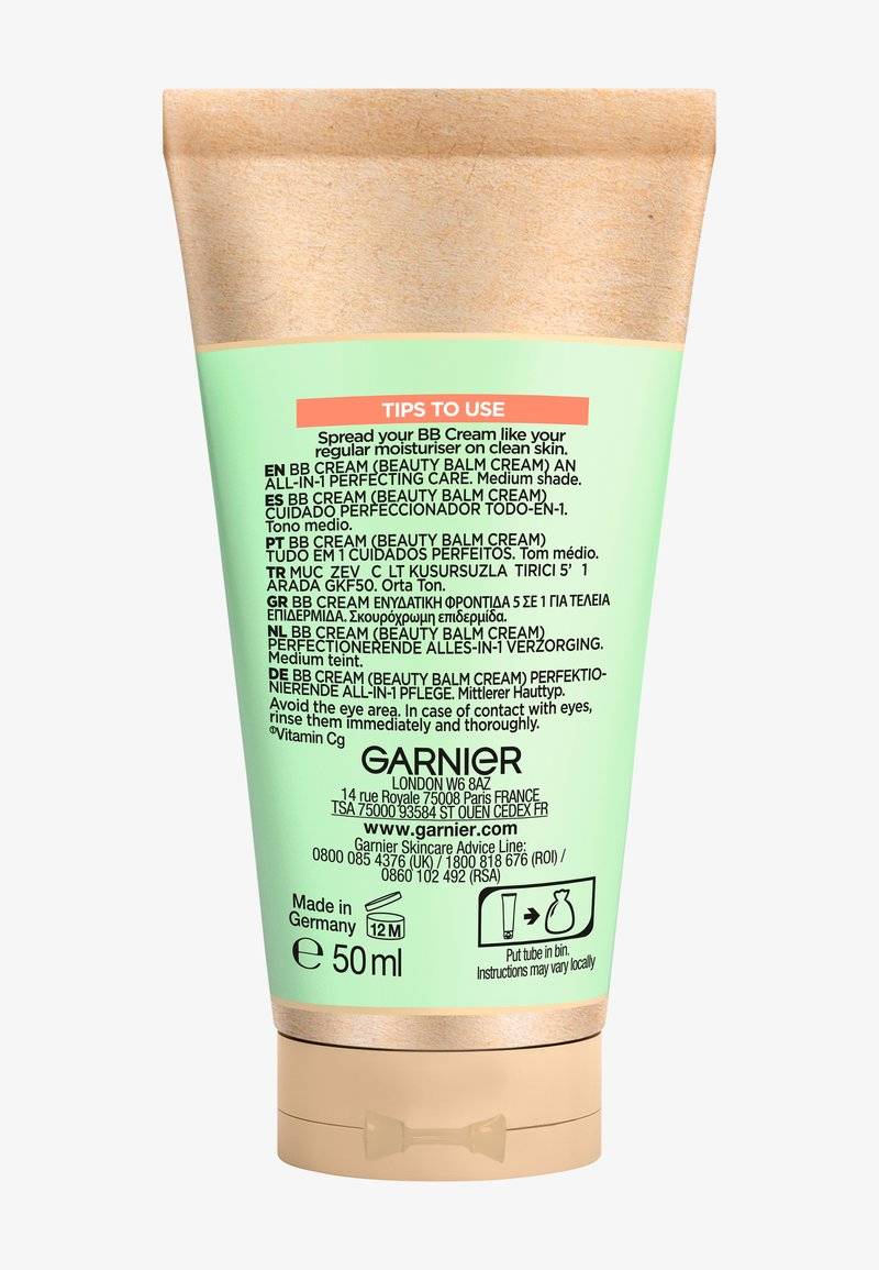 Garnier Garnier SKINACTIVE BB CREAM ANTI DARK SPF50 - Tinted moisturiser Kostenlose Rückgabe