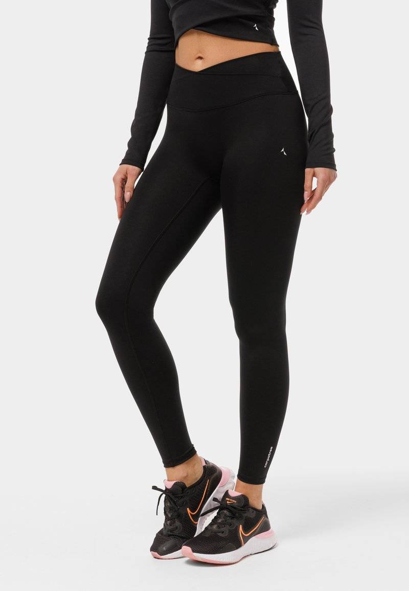 carpatree carpatree CROSSOVER HIGHWAIST - Leggings - black