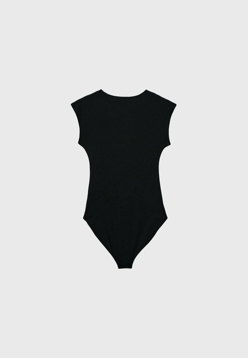 Stradivarius Stradivarius MINI SLEEVE - Print T-shirt - black Online Outlet