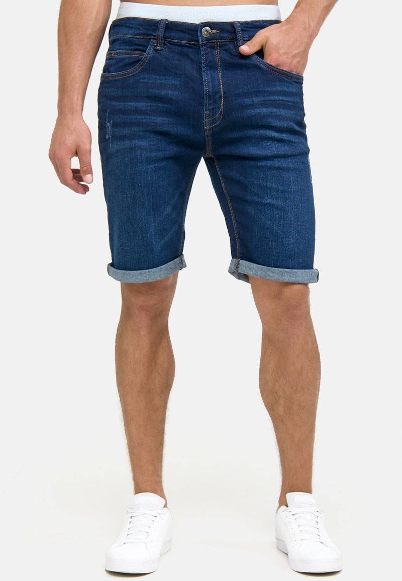 INDICODE JEANS INDICODE JEANS INCADEN - Denim shorts - blau Zeitlich begrenztes Angebot