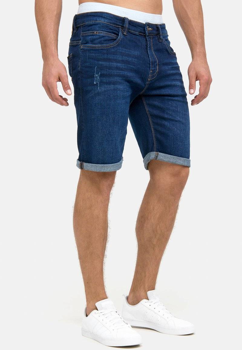 INDICODE JEANS INDICODE JEANS INCADEN - Denim shorts - blau Zeitlich begrenztes Angebot
