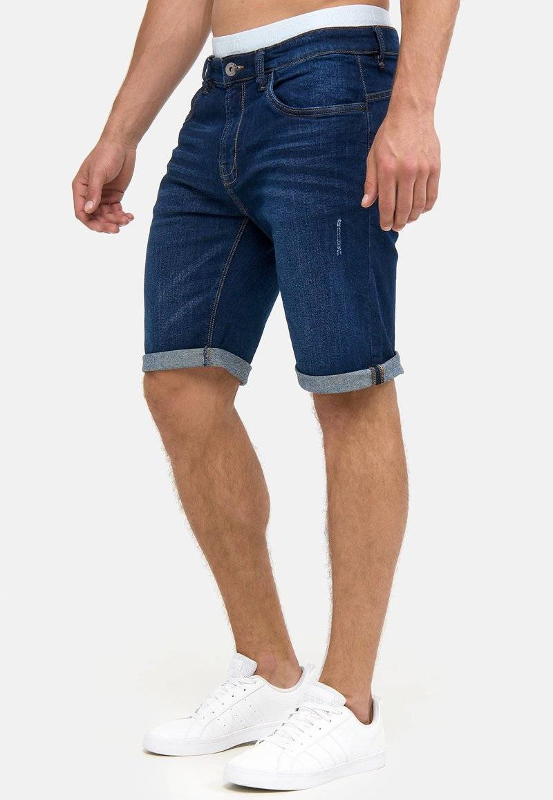 INDICODE JEANS INDICODE JEANS INCADEN - Denim shorts - blau Zeitlich begrenztes Angebot