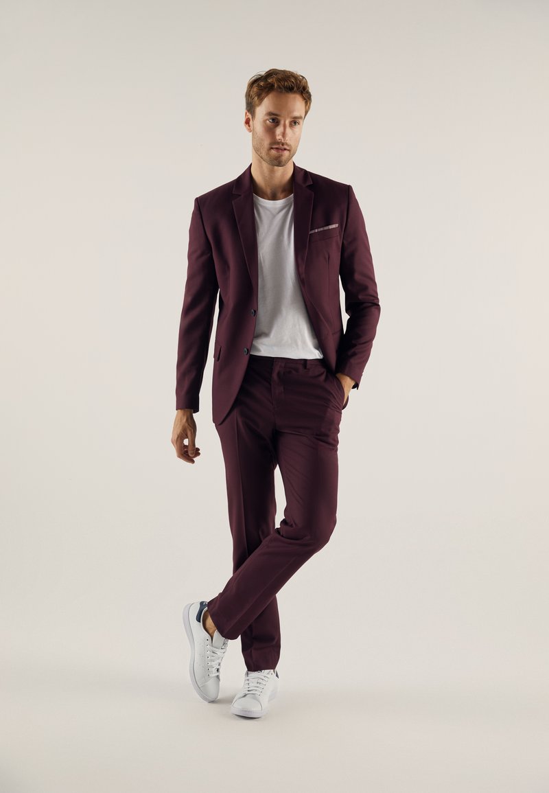 Pier One Pier One FASHION SUIT - Suit - bordeaux