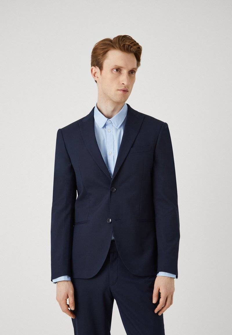 Isaac Dewhirst Isaac Dewhirst BASIC PLAIN SUIT SET - Suit - dark blue Kauf eins, bekomm eins gratis