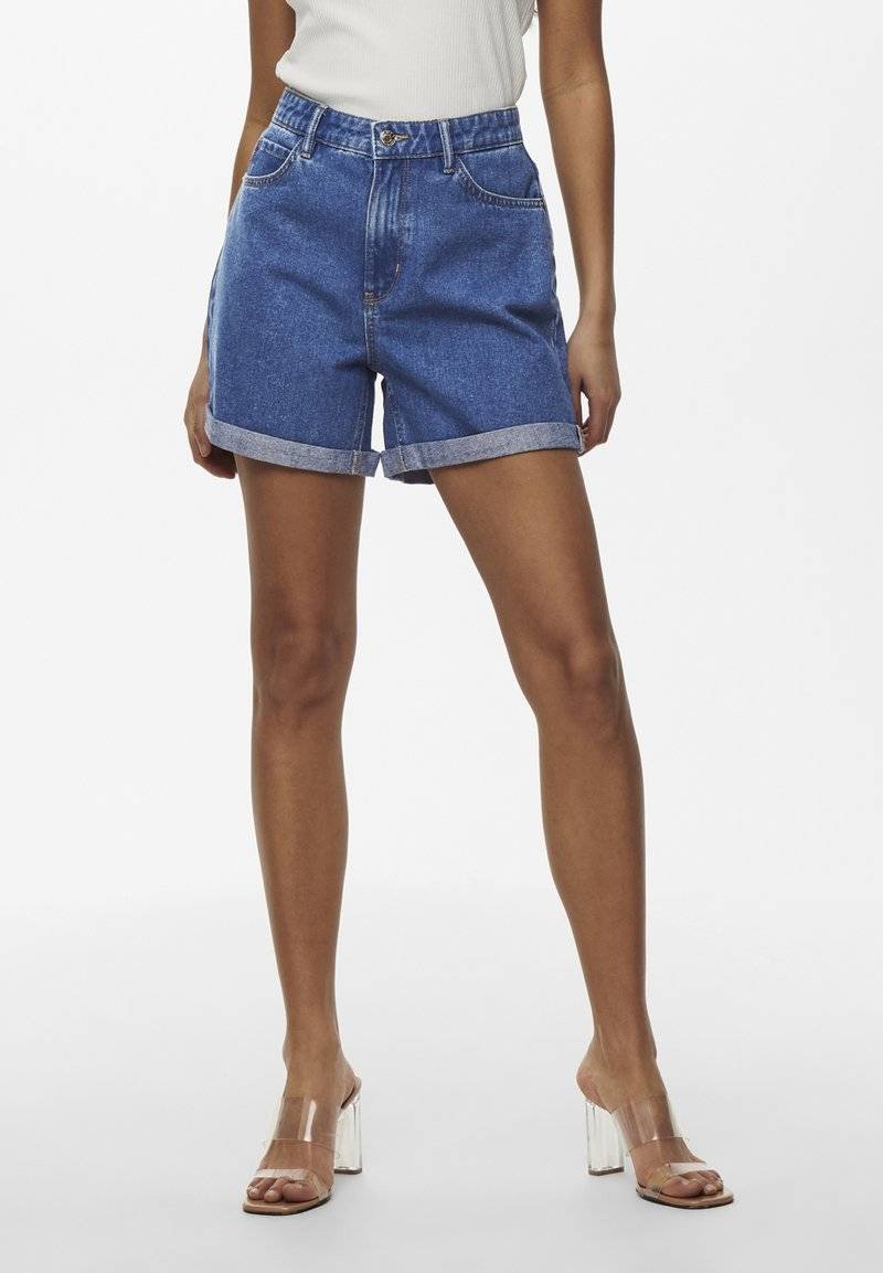 ONLY ONLY LIFE - Denim shorts - medium blue denim