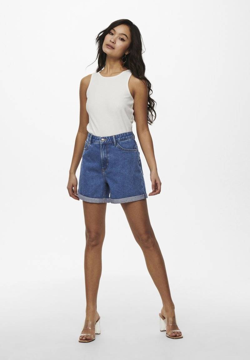 ONLY ONLY LIFE - Denim shorts - medium blue denim VIP-Rabatte