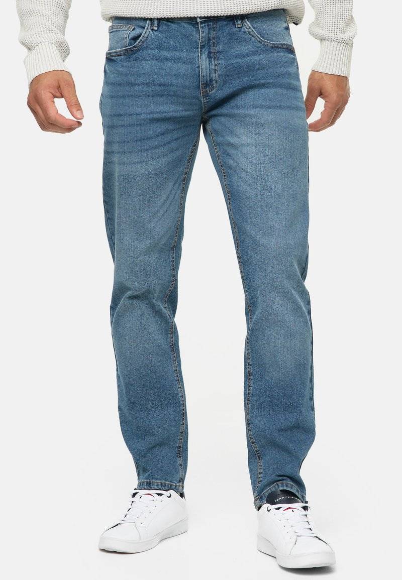 INDICODE JEANS INDICODE JEANS INSANTINO - Straight leg jeans - medium dark cloud