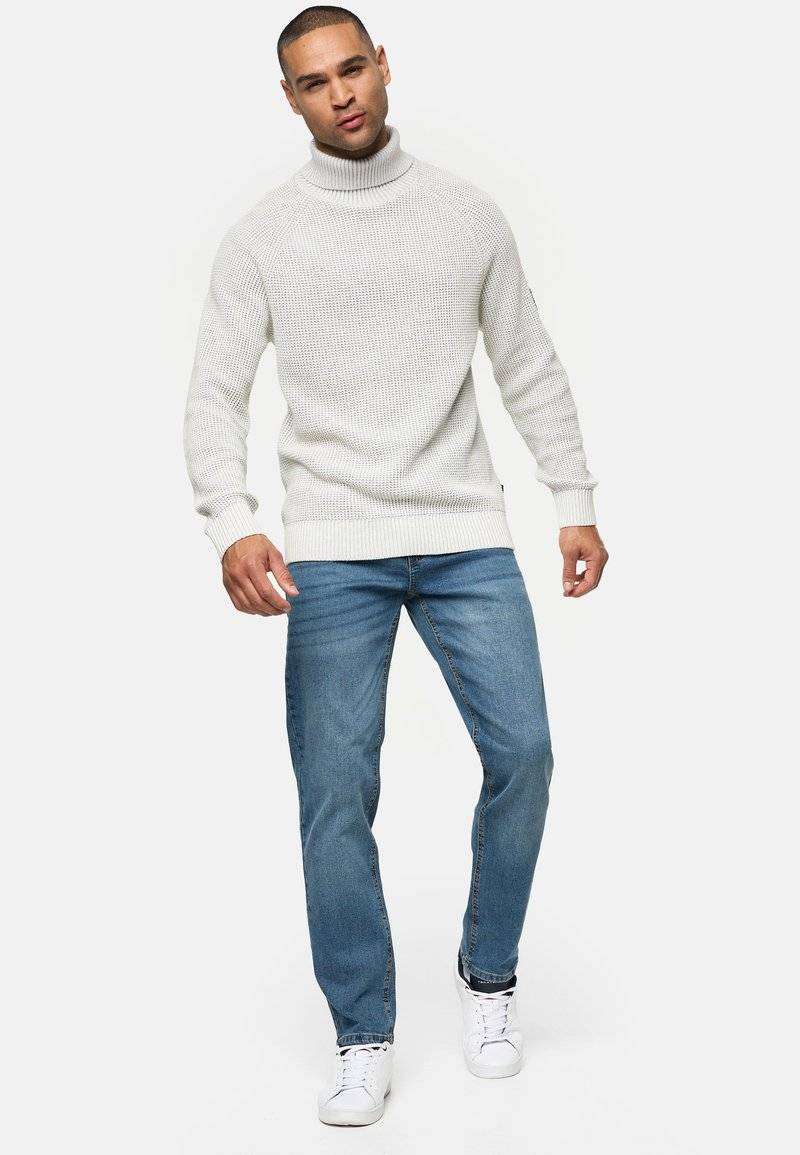INDICODE JEANS INDICODE JEANS INSANTINO - Straight leg jeans - medium dark cloud Tiefpreis