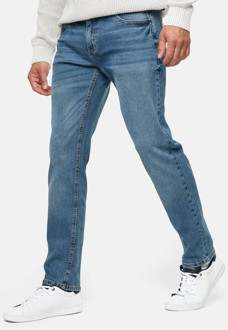 INDICODE JEANS INDICODE JEANS INSANTINO - Straight leg jeans - medium dark cloud Tiefpreis