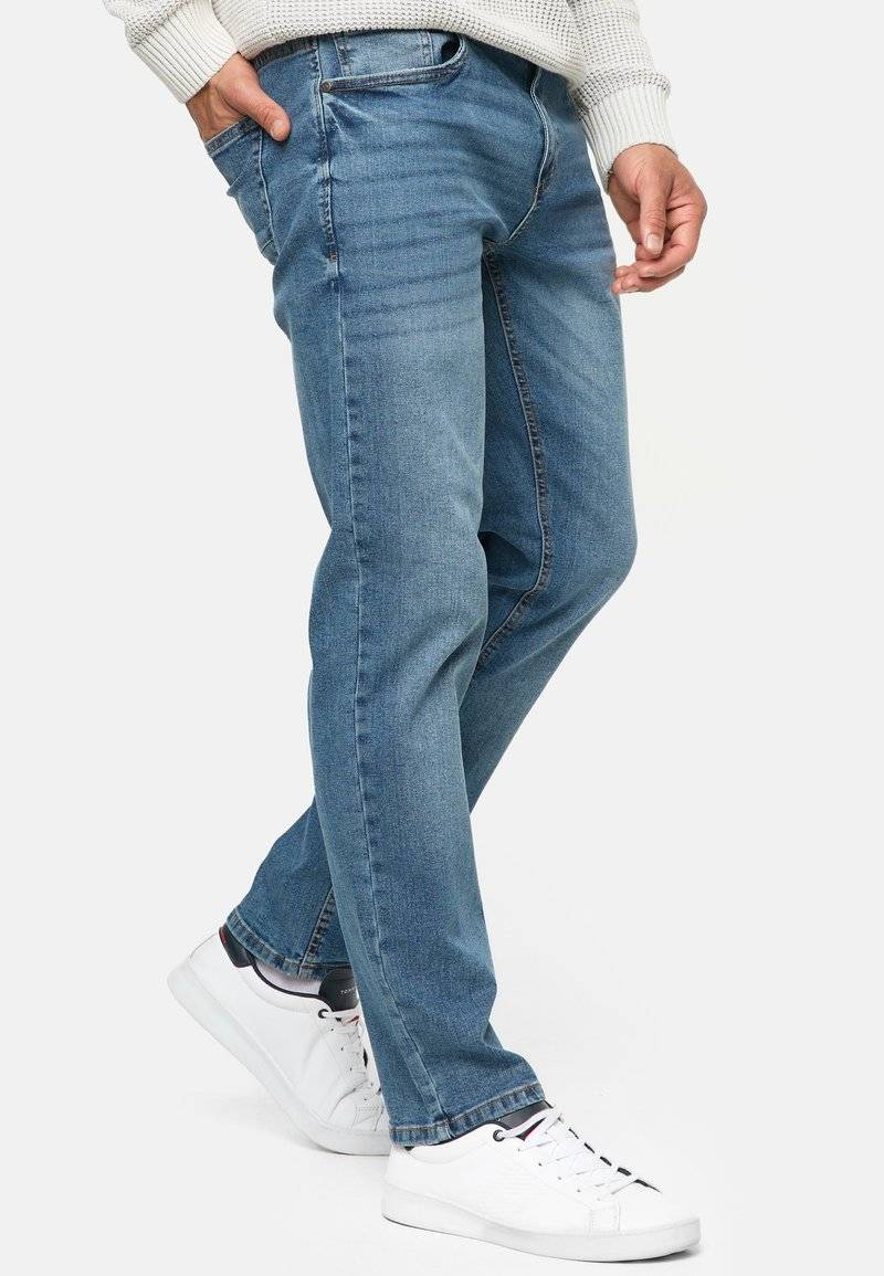 INDICODE JEANS INDICODE JEANS INSANTINO - Straight leg jeans - medium dark cloud Tiefpreis