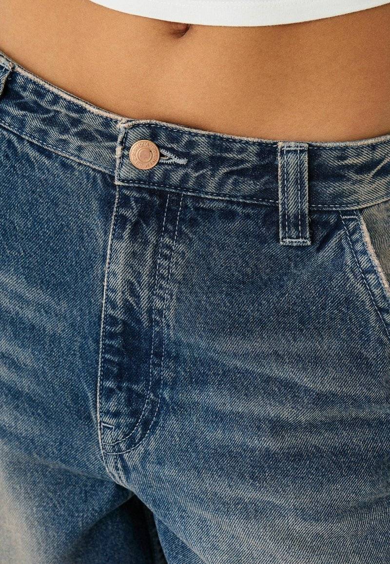 Bershka Bershka Relaxed fit jeans - dark blue Super Sparpreis