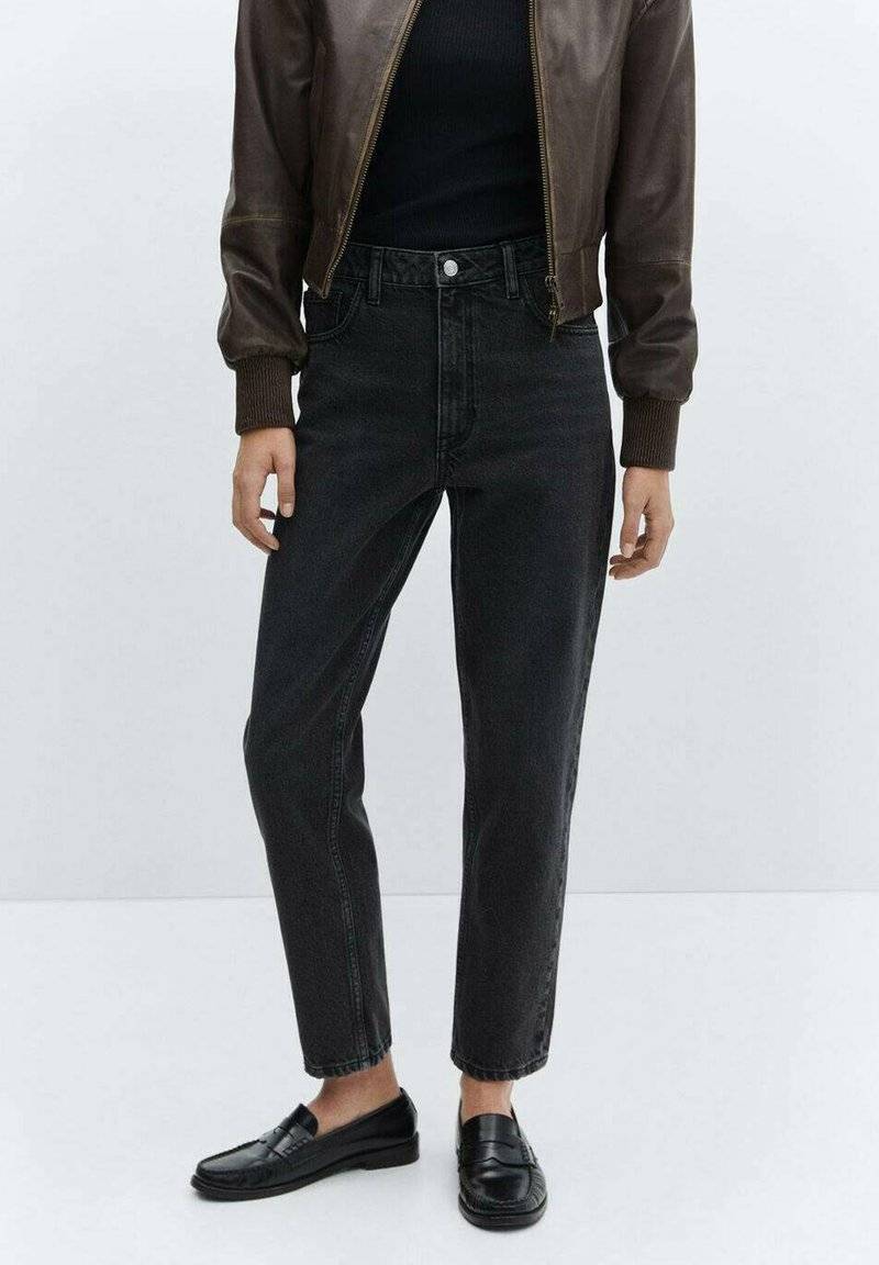 Mango Mango Straight leg jeans - black denim