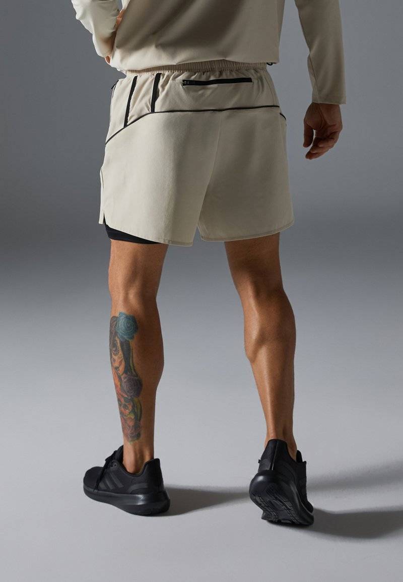 Pier One Sport Pier One Sport Sports shorts - beige Hotsell